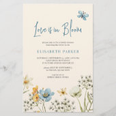 開花のブライダルシャワーへの招待で予算の愛 便箋