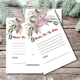 開花のベビーシャワーゲーム冬のベビーへの願い