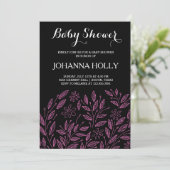 開花のベビーシャワー 招待状 (スタンド正面)