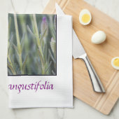 開花のラベンダー キッチンタオル (四つ折り)