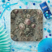 開花の下に何が – ビクトリアン Gothic ペーパープレート (パーティー)