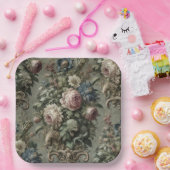 開花の下に何が – ビクトリアン Gothic ペーパープレート (パーティー)