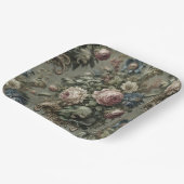 開花の下に何が – ビクトリアン Gothic ペーパープレート (傾斜あり)