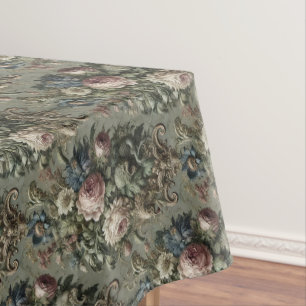 開花の下に何が – Gothic Med Pattern テーブルクロス