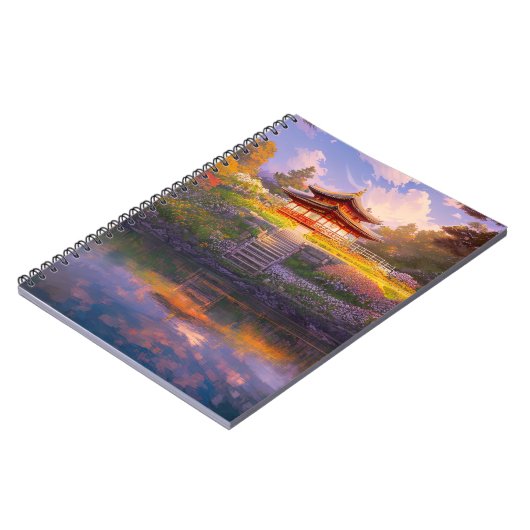 開花の丘の中の神社 ノートブック (左側)