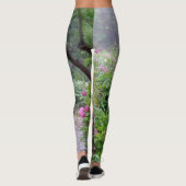 開花の園路は自然な色を作成 レギンス (裏面)