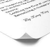 開花の女性の愛の詩の壁の装飾の芸術 ポスター (角)