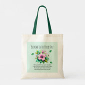 開花の導入 トートバッグ (裏面)