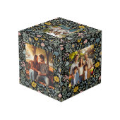 開花の思い出:完全にカスタマイズ フォトキューブ (裏面アングル)