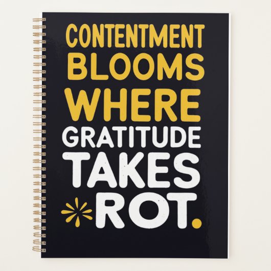 開花の感謝感動的- プランナー手帳 (正面)