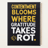 開花の感謝感動的- プランナー手帳 (裏面)