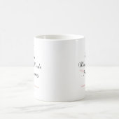 開花の明確さ コーヒーマグカップ (中央)