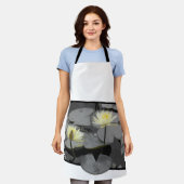 開花の枠を超える エプロン (着用した状態)