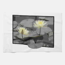 開花の枠を超える キッチンタオル