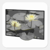 開花の枠を超える スクエアシール (正面)