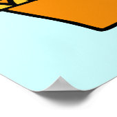 開花の植栽ポスター ポスター (角)