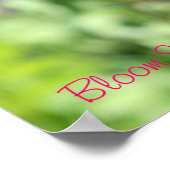 開花の植栽ポスター ポスター (角)