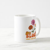開花の植栽 コーヒーマグカップ (正面右)