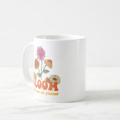 開花の植栽 コーヒーマグカップ (正面左)
