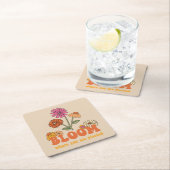 開花の植栽 スクエアペーパーコースター (インサイチュ)