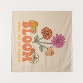 開花の植栽 タペストリー (正面(横))