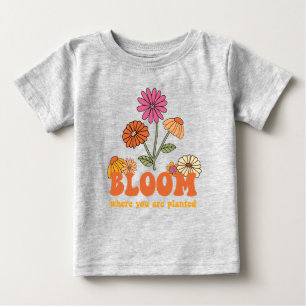 開花の植栽 ベビーTシャツ