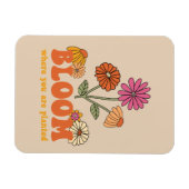 開花の植栽 マグネット (横)