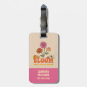 開花の植栽 ラゲッジタグ (裏面縦)