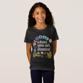 開花の植栽 Tシャツ (正面フル)