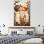 開花の無罪 キャンバスプリント (インサイチュ (寝室))