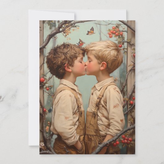 開花の無罪 招待状 (正面)