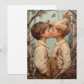 開花の無罪 招待状 (正面/裏面)