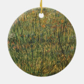 開花の牧草地ビンセント・ヴァン・ゴッホヴィンテージ・アート セラミックオーナメント (裏面)