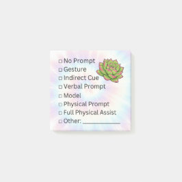 開花の独立性:プロンプト・チェックリスト ポストイット