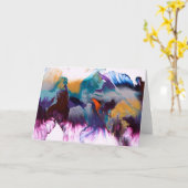 開花の空白のなカード カード (黄色い花)