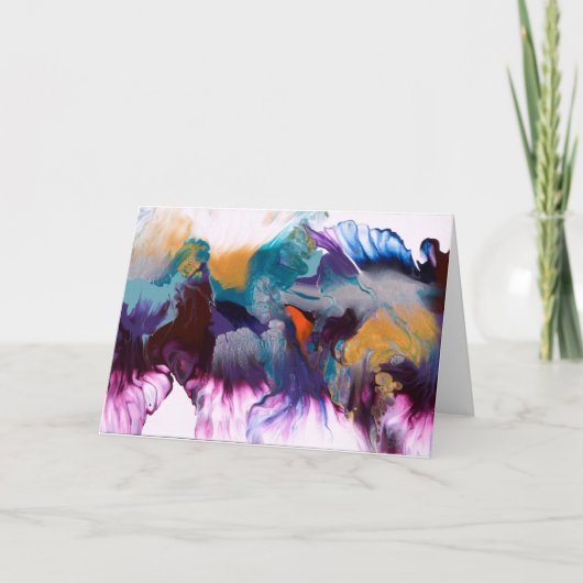 開花の空白のなカード カード (正面)