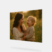 開花の笑い – A Springtime Bond アクリルサイン (傾斜)