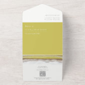 開花の結婚草原 オールインワン招待状 (外側)