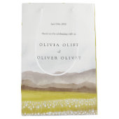 開花の結婚草原 ミディアムペーパーバッグ (正面)