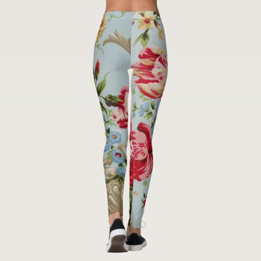 開花の花 – レギンス (裏面)