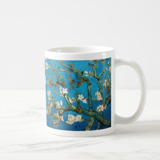 開花の詳細、ゴッホのアーモンドの枝 コーヒーマグカップ (右)