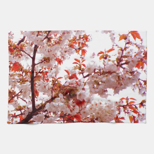 開花の豪華な花束 キッチンタオル (横)