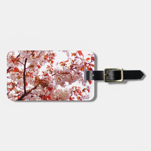 開花の豪華な花束 ラゲッジタグ (正面横)
