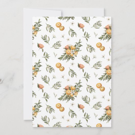 開花の赤ちゃんシャワー |ママまたはパパのゲーム 招待状 (裏面)