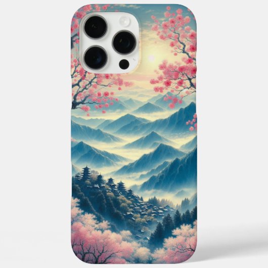 開花の静日本のかなさくらんぼ Case-Mate iPhoneケース (裏面)