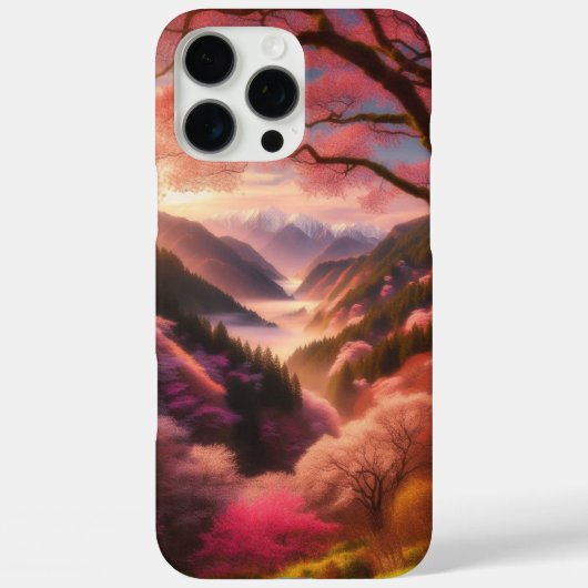 開花の静日本のかなさくらんぼ Case-Mate iPhoneケース (裏面)