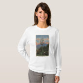 開花のCaliforniaCenturyの植物 Tシャツ (正面フル)