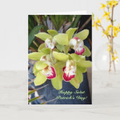 開花のOの運 カード (黄色い花)