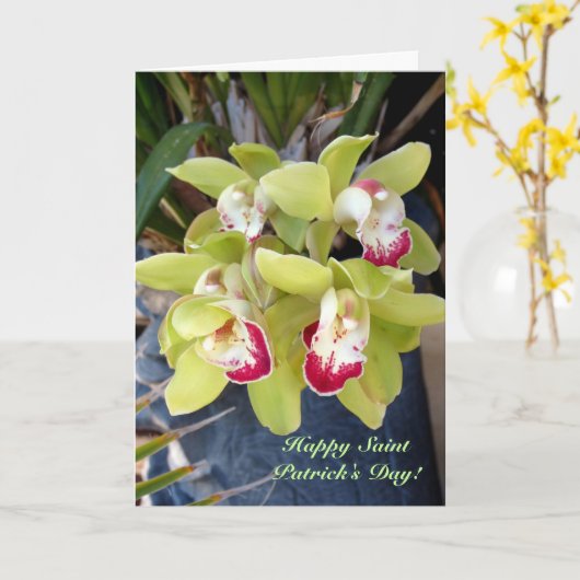 開花のOの運 カード (黄色い花)