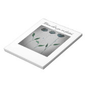 開花を植えるメモ帳 ノートパッド (回転)